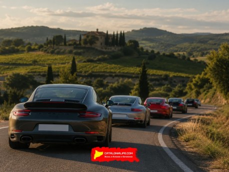 55-я летняя встреча владельцев Porsche в Пенедесе (55a Trobada Porsches “Estiu”): маршрут, автомобили и атмосфера клуба Històrics