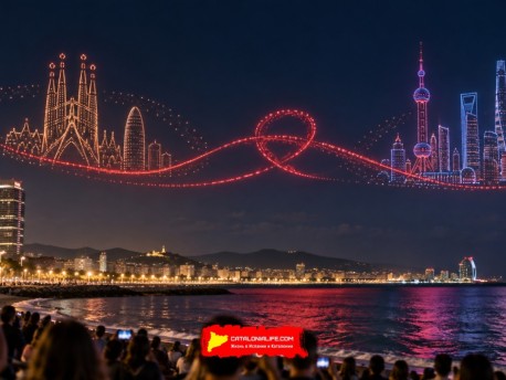 Шоу дронов в Барселоне 24 сентября: программа La Mercè 2026