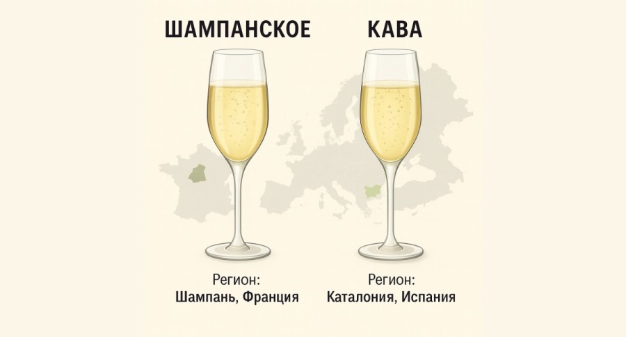 Почему Кава – это не шампанское