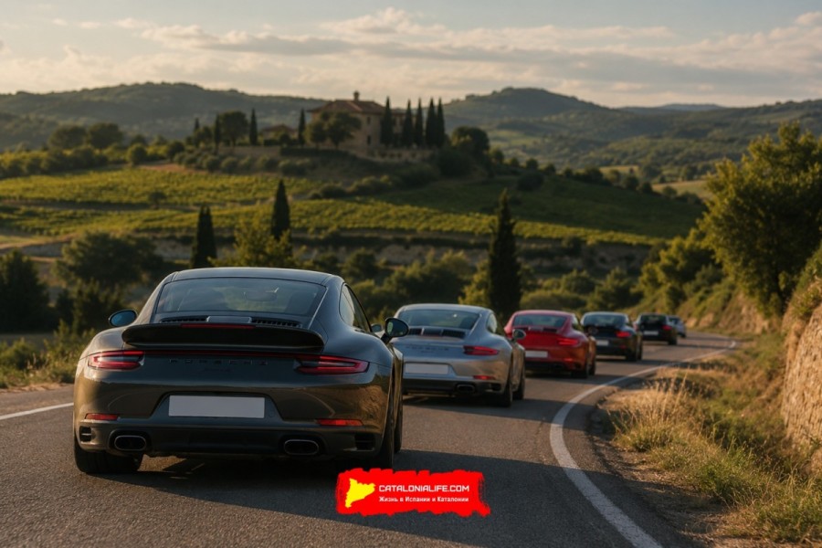 55-я летняя встреча владельцев Porsche в Пенедесе (55a Trobada Porsches “Estiu”): маршрут, автомобили и атмосфера клуба Històrics