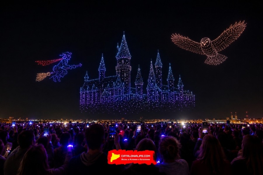 DroneArt Show: Harry Potter в Барселоне 17 июля 2026 года: магия в небе над Parc del Fòrum