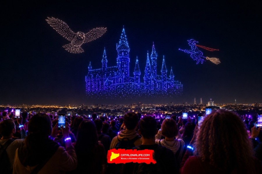 DroneArt Show: Harry Potter в Валенсии 26 и 27 июня 2026 года: 1200 дронов над трассой Рикардо Тормо