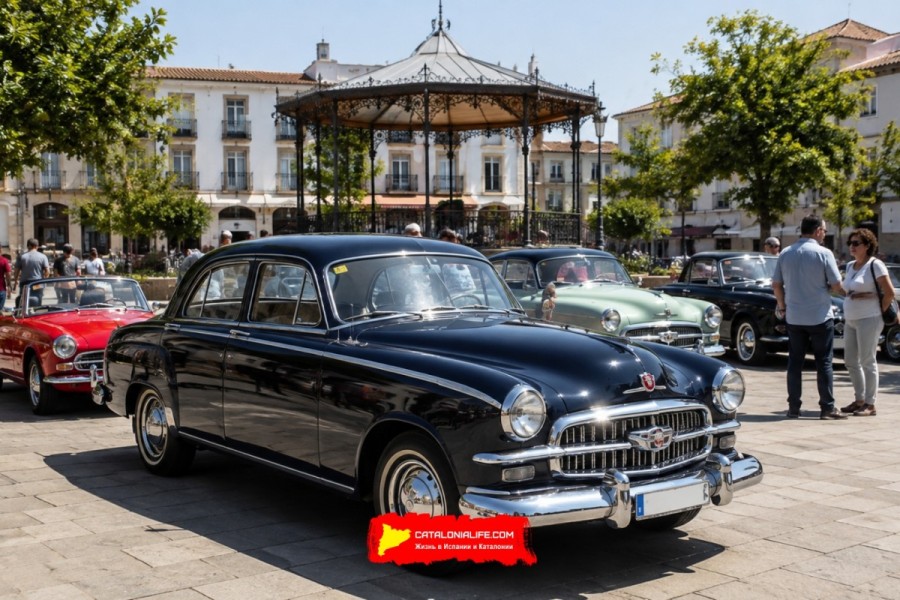Выставка классических автомобилей (Exposición de Vehículos Clásicos) в Вильянуэва-де-ла-Серена 5 сентября 2026