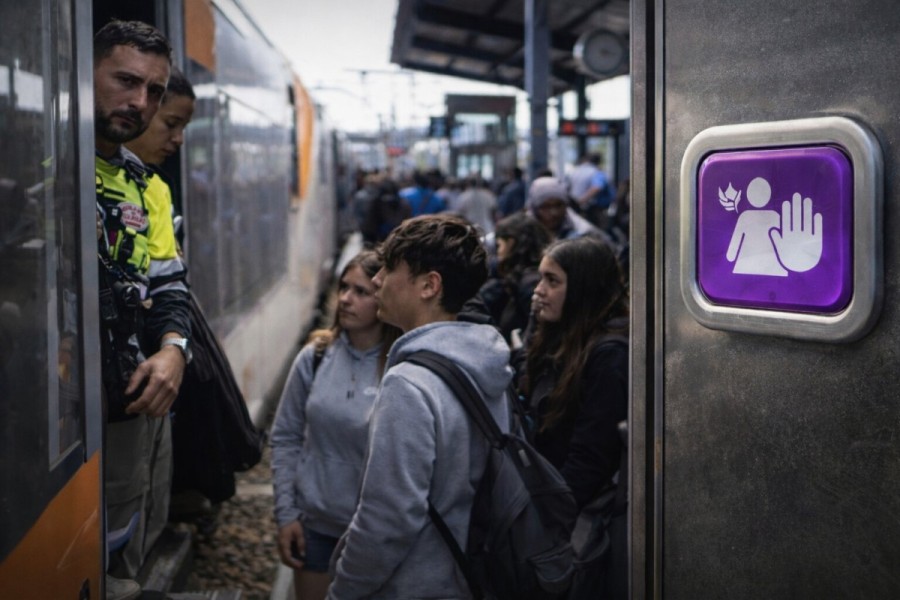 Каталония внедрит «фиолетовую кнопку» в общественном транспорте: новый этап безопасности к 2027 году