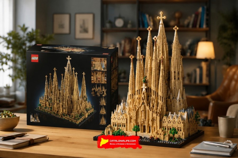 LEGO выпустит самый большой набор в своей истории — модель Саграда-Фамилия из 12 060 деталей