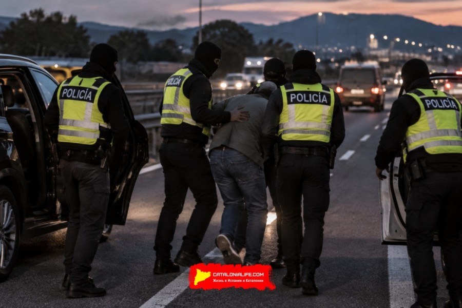 Похищение на AP-7 возле Барселоны: пятеро мужчин выдавали себя за полицейских