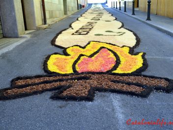 Фестиваль «Ковры из цветов» в Бланесе 2015 г. (Estores de Flors de Raval. Blanes 2015)