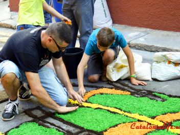 Фестиваль «Ковры из цветов» в Бланесе 2015 г. (Estores de Flors de Raval. Blanes 2015) #1
