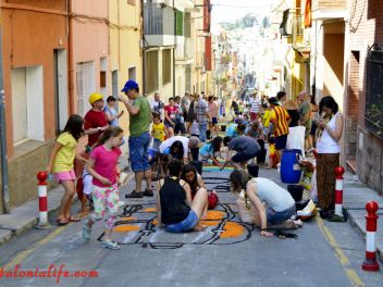 Фестиваль «Ковры из цветов» в Бланесе 2015 г. (Estores de Flors de Raval. Blanes 2015) #1