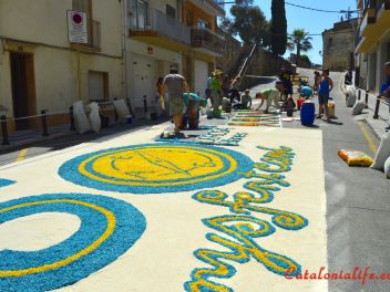 Фестиваль «Ковры из цветов» в Бланесе 2015 г. (Estores de Flors de Raval. Blanes 2015) #1
