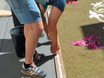 «Ковры из цветов» в Бланесе 2016 г. (Estores de Flors de Raval. Blanes 2016/Catifes de Corpus Blanes 2016)