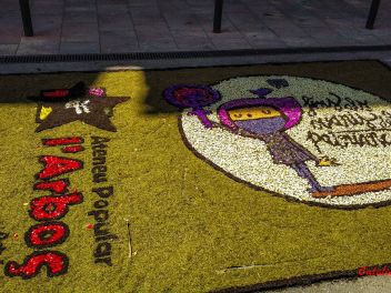 Фотоотчёт: Ковры из натуральных цветов в городе Арбусиес, 2021 / Catifes de flors naturals a Arbúcies, 2021 (Alfombras de flores naturales en Arbúcies, 2022)