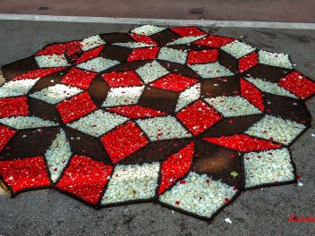 Фотоотчёт: Ковры из натуральных цветов в городе Арбусиес, 2021 / Catifes de flors naturals a Arbúcies, 2021 (Alfombras de flores naturales en Arbúcies, 2022)