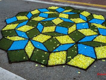Фотоотчёт: Ковры из натуральных цветов в городе Арбусиес, 2021 / Catifes de flors naturals a Arbúcies, 2021 (Alfombras de flores naturales en Arbúcies, 2022)