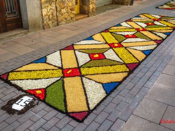 Фотоотчёт: Ковры из натуральных цветов в городе Арбусиес, 2021 / Catifes de flors naturals a Arbúcies, 2021 (Alfombras de flores naturales en Arbúcies, 2022)