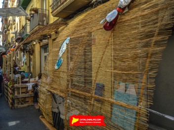 Фотоотчёт: Улица Ллибертат (carrer Llibertat) Рапа Нуй (Rapa Nui) - Феста Майор де Грасиа 2023 (Festa Major de Gràcia 2023)