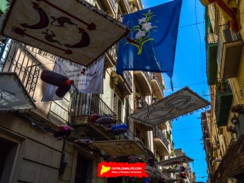 Фотоотчёт: Улица Ллибертат (carrer Llibertat) Рапа Нуй (Rapa Nui) - Феста Майор де Грасиа 2023 (Festa Major de Gràcia 2023)