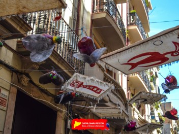 Фотоотчёт: Улица Ллибертат (carrer Llibertat) Рапа Нуй (Rapa Nui) - Феста Майор де Грасиа 2023 (Festa Major de Gràcia 2023)