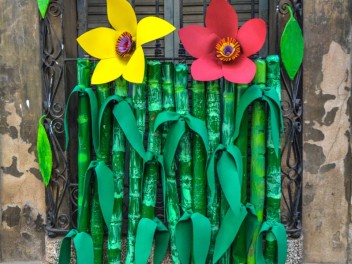 Фотоотчёт: Улица Периль (carrer Perill) Наука о насекомых (Insectes en Perill) - Феста Майор де Грасиа 2023 (Festa Major de Gràcia 2023)