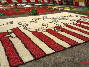 Фотоотчет: Ковры из цветов в Бланесе (Catifes de Flors de Corpus a Blanes / Las alfombras de flores del Corpus en Blanes), 2021