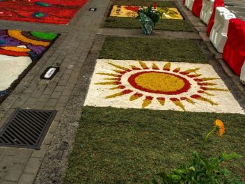 Фотоотчет: Ковры из цветов в Бланесе (Catifes de Flors de Corpus a Blanes / Las alfombras de flores del Corpus en Blanes), 2021