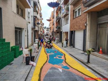 Ковры из цветов в Бланесе, 2018 (Les Catifes de Flors del Corpus a Blanes, 2018)