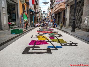 Ковры из цветов в Бланесе, 2018 (Les Catifes de Flors del Corpus a Blanes, 2018)