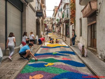 Ковры из цветов в Бланесе, 2018 (Les Catifes de Flors del Corpus a Blanes, 2018)
