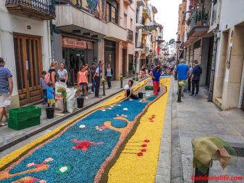 Ковры из цветов в Бланесе, 2018 (Les Catifes de Flors del Corpus a Blanes, 2018)