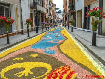 Ковры из цветов в Бланесе, 2018 (Les Catifes de Flors del Corpus a Blanes, 2018)