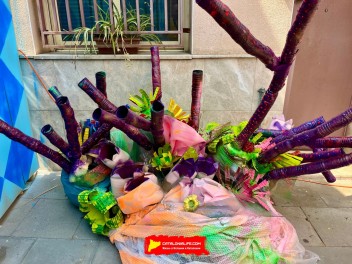 Улица Периль (Carrer de Perill) — «Архитектура жизни» (Arquitectura de la Vida) — Феста Майор де Грасиа 2025 (Festa Major de Gràcia 2025)