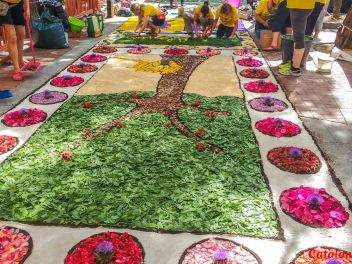 Ковры из цветов в Ллорет-де-Мар, Les Catifes de Flors del Corpus a Lloret de Mar