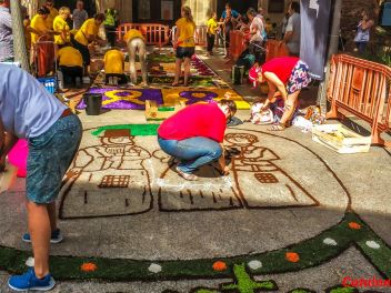 Ковры из цветов в Ллорет-де-Мар, Les Catifes de Flors del Corpus a Lloret de Mar
