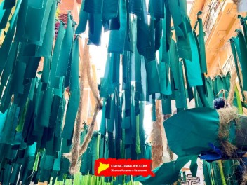 Улица Верди (Carrer de Verdi) — «Сельва Верди Майя» (Selva Verdi Maya) — Феста Майор де Грасиа 2025 (Festa Major de Gràcia 2025)