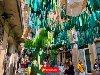 Улица Верди (Carrer de Verdi) — «Сельва Верди Майя» (Selva Verdi Maya) — Феста Майор де Грасиа 2025 (Festa Major de Gràcia 2025)