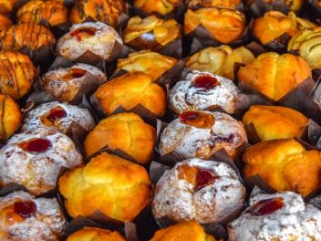 Фестиваль Сан Антонио в Англесе, 2019: Магазины и палатки с натуральными продуктами на улице Индустриальной (часть #3)