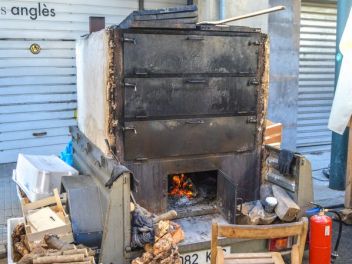 Фестиваль Сан Антонио в Англесе, 2019: Магазины и палатки с натуральными продуктами на улице Индустриальной (часть #3)