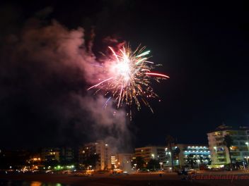Focs Artificials 2015, Lloret de Mar, Platja de Fenals (Pirotecnia Europia S.L.)