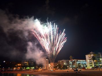 Focs Artificials 2015, Lloret de Mar, Platja de Fenals (Pirotecnia Europia S.L.)