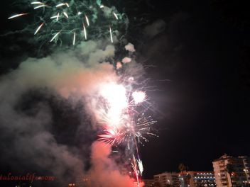 Focs Artificials 2015, Lloret de Mar, Platja de Fenals (Pirotecnia Europia S.L.)
